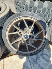Ζάντες 19'' JR ΣΕ ΑΡΙΣΤΗ ΚΑΤΑΣΤΑΣΗ ΓΙΑ BMW 5X120 Ασσύμετρες με ελαστικά Μισελεν-thumb-1