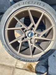 Ζάντες 19'' JR ΣΕ ΑΡΙΣΤΗ ΚΑΤΑΣΤΑΣΗ ΓΙΑ BMW 5X120 Ασσύμετρες με ελαστικά Μισελεν-thumb-5