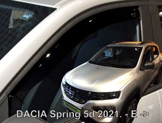 ΑΝΕΜΟΘΡΑΥΣΤΕΣ ΓΙΑ DACIA SPRING ELECTRIC 5D 2021 ΖΕΥΓΑΡΙ ΑΠΟ ΕΥΚΑΜΠΤΟ ΦΙΜΕ ΠΛΑΣΤΙΚΟ HEKO - 2 ΤΕΜ.