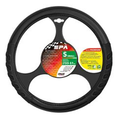 Lampa Κάλυμμα Τιμονιού Αυτοκινήτου SPA 35-37εκ. Άοσμο Αεριζόμενες αγωνιστικές λαβές Ultra soft Skeentex Μαύρο 1-τεμ. (L3293.6)