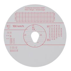 ΤΑΧΟΓΡΑΦΟΙ KIENZLE VDO 100km/h 100ΤΕΜ