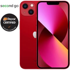 Second Go Certified μεταχειρισμένο Apple iPhone 13 128GB Product Red