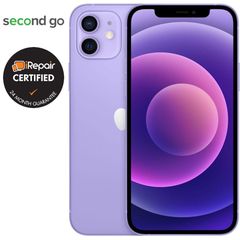 Μεταχειρισμένο Apple iPhone 12 64GB Purple second go Certified by iRepair