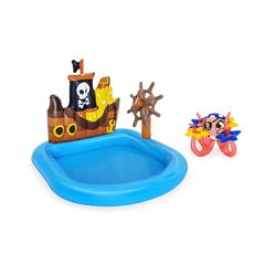 Παιδική Πειρατική Φουσκωτή Πισίνα Ships Ahoy Play Center 140X130X104 cm Κωδ. 15736