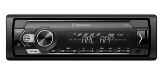 Pioneer MVH-S120UBW 1-DIN receiver with white illumination, USB and compatible with Android devices.