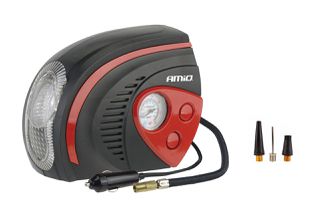 AMiO – Κομπρεσέρ αέρα ελαστικών αυτοκινήτου 12V 250psi 17bar 9l/min, εξασφαλίστε κορυφαία προστασία και ασφάλεια σε κάθε νυχτερινό απρόοπτο – 1 Τεμ. (02182/AM)