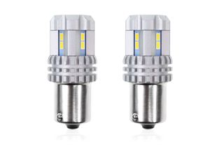 Amio - P21W BA15s 12/24V 22LED SMD ULTRABRIGHT CANBUS ΛΕΥΚΟ 2ΤΕΜ. (02449/AM)