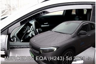 ΑΝΕΜΟΘΡΑΥΣΤΕΣ ΓΙΑ MERCEDES EQA H243 5D 2021+ ΖΕΥΓΑΡΙ ΑΠΟ ΕΥΚΑΜΠΤΟ ΦΙΜΕ ΠΛΑΣΤΙΚΟ HEKO - 2 ΤΕΜ.