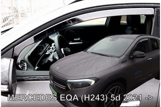 ΑΝΕΜΟΘΡΑΥΣΤΕΣ ΓΙΑ MERCEDES EQA H243 5D 2021+ ΣΕΤ ΑΥΤΟΚΙΝΗΤΟΥ ΑΠΟ ΕΥΚΑΜΠΤΟ ΦΙΜΕ ΠΛΑΣΤΙΚΟ HEKO - 4 ΤΕΜ.