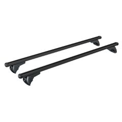 ΜΠΑΡΕΣ ΟΡΟΦΗΣ HELIO BLACK (L) 127cm ΑΛΟΥΜΙΝΙΟΥ ΜΑΥΡΗ ΜΕ ΚΛΕΙΔΑΡΙΕΣ (FLUSH RAILING) NORDRIVE - 2 TEM.