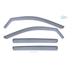 ΣΕΤ ΑΝΕΜΟΘΡΑΥΣΤΕΣ ΓΙΑ FORD FIESTA 5D 2008-2017 ΑΠΟ ΕΥΚΑΜΠΤΟ ΧΥΤΟ ΑΚΡΥΛΙΚΟ ΓΥΑΛΙ (CAST ACRYLIC GLASS) DGA - 4 ΤΕΜ.