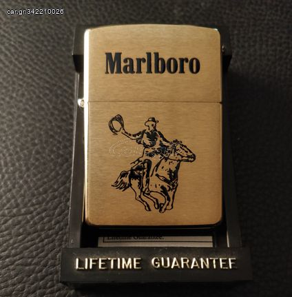 ZIPPO MARLBORO COWBOY LASSO BRASS 1992