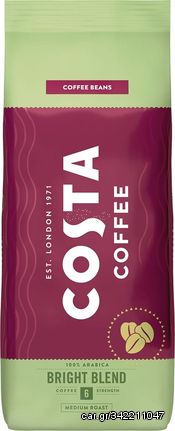 Costa Coffee Bright Blend bean coffee 500g