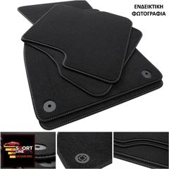 TOYOTA YARIS 2005-2011 ΠΑΤΑΚΙΑ ΜΟΚΕΤΑ SPORT LINE ΜΑΥΡΟ ME ΑΣΠΡΗ ΡΑΦΗ - ΑΣΠΡΟ ΚΕΝΤΗΜΑ TOYOTA ΣΕΤ 4ΤΜΧ