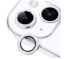 iPhone 15 / 15 Plus – Lens Protector Diamond Silver