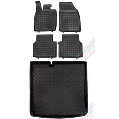 Πατάκια δαπέδου με πορτ μπαγκάζ σετ για Skoda Enyaq IV 5τμχ