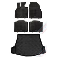 Πατάκια δαπέδου με πορτ μπαγκάζ σετ για Toyota bZ4X/ Subaru Solterra 5τμχ