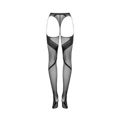 Obsessive S336 Crotchless Tights O/S Black-thumb-2