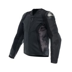 ΜΠΟΥΦΑΝ AVRO 5 LEATHER JACKET BLACK/ANTHRACITE 15300001 | DAINESE