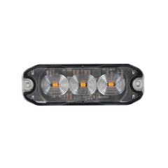 ΣΤΡΟΜΠΟ ΠΟΡΤΟΚΑΛΙ 12/24V 3 LED 4 ΧΡΗΣΕΩΝ ΑΔΙΑΒΡΟΧΟ IP67 (ΠΑΧΟΣ: 7mm) 88x30mm LAMPA - 1 TEM.