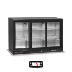 Βιτρίνα Συντήρησης Back Bar 300lt Με Συρόμενες Πόρτες135x52.6x87cm Tefcold DB301S-3