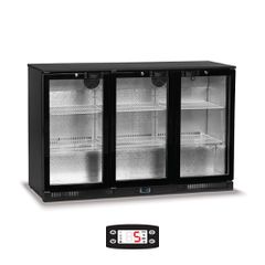 Βιτρίνα Συντήρησης Back Bar 300lt Με Ανοιγόμενες Πόρτες 135x52x87cm Tefcold DB301H-3