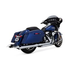 Vance & Hines 4" Classic Turn Down Chrome Slip-On Muffler for 2017-2019 Harley-Davidson Touring