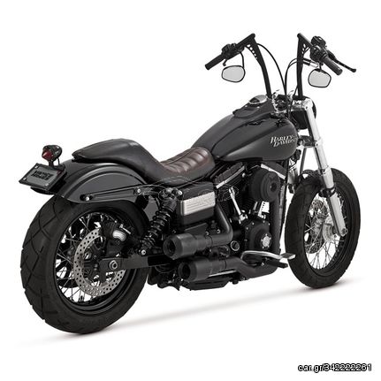 Εξατμίσεις Vance & Hines, 2-2 Hi-Output Grenades exh. Black για Harley Davidson Dyna '06-'17