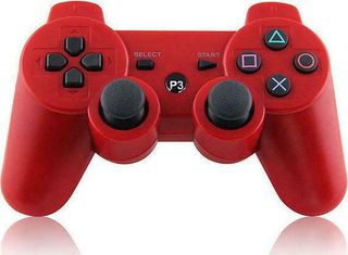 Doubleshock Ασύρματο Gamepad για PS3 Κόκκινο