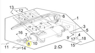 Φλάντζα Εξάτμισης Sym Gts.300 Efi F4 18319-L3A-300