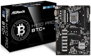 Asrock H110 Pro BTC+ Motherboard ATX με Intel 1151 Socket Μεταχειρισμένη