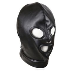 Premium Bondage Hood with eyes and mouth openings