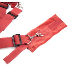 Red Bed Bondage Restraints System-thumb-5