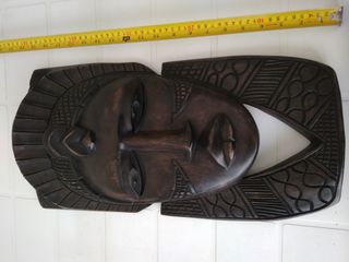Αφρικανική Ξύλινη Μάσκα τοίχου