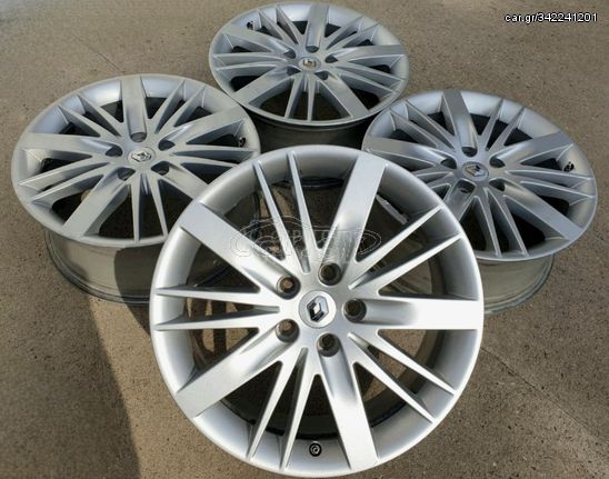 *Ζάντες αλουμινίου 17" Celsium, 5x114.3, από Renault Nissan Dacia, 4 τεμάχια