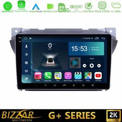 Bizzar G+ Series Suzuki Alto & Nissan Pixo 8core Android12 6+128GB Navigation Multimedia Tablet 9"