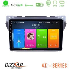 Bizzar 4T Series Suzuki Alto & Nissan Pixo 4Core Android12 2+32GB Navigation Multimedia Tablet 9"