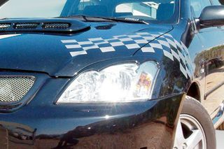 Carro 223073 Φρυδάκια φαναριών για  TOYOTA Corolla (2002+) - μαύρα