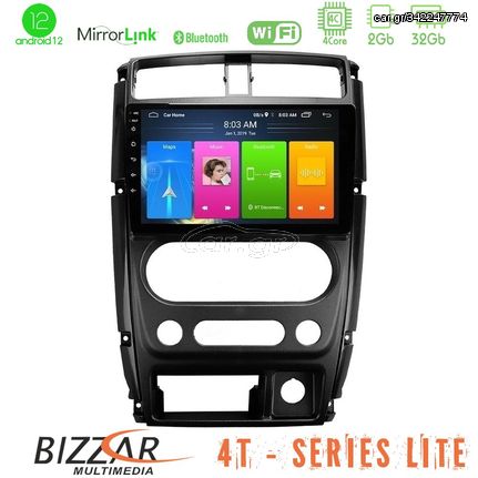 Bizzar 4T Series Suzuki Jimny 2007-2017 4Core Android12 2+32GB Navigation Multimedia Tablet 9 | Pancarshop