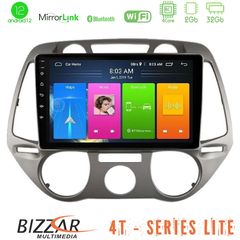Bizzar 4T Series Hyundai i20 2009-2012 Manual A/C 4Core Android12 2+32GB Navigation Multimedia Tablet 9 | Pancarshop