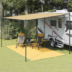 vidaXL Χαλί Σκηνής Μπεζ 250 x 400 εκ.