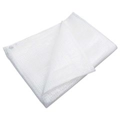vidaXL Μουσαμάς με Ύφανση Leno Λευκός 4x4 μ. 140 γρ./μ²-thumb-1