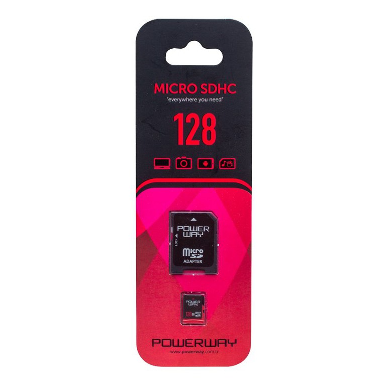 POWERWAY 128 GB MICRO SD CARD