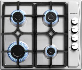 HAUSBERG HB-556 INOX 4 GAS Εντοιχιζόμενη Εστία