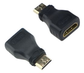 POWERTECH αντάπτορας mini HDMI σε HDMI CAB-H025, μαύρος