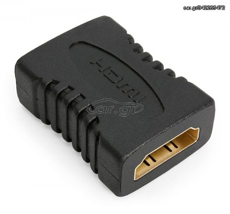 POWERTECH αντάπτορας HDMI 1.4 19pin θηλυκό σε θηλυκό CAB-H027, μαύρο