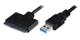 POWERTECH καλώδιο σύνδεσης HDD/SSD CAB-U032, USB 3.0 σε SATA 20cm, μαύρο