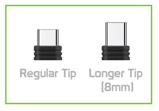 POWERTECH αντάπτορας USB-C σε Micro USB θηλυκό CAB-UC043, longer tip-thumb-1