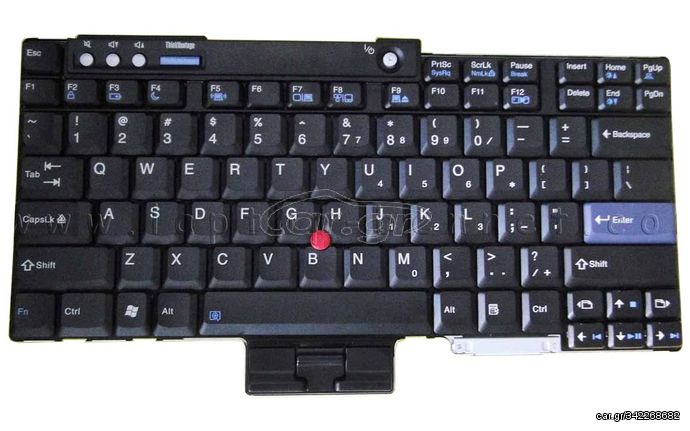 Πληκτρολόγιο για Lenovo Thinkpad R61e, μαύρο