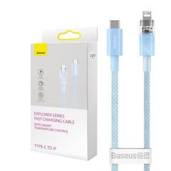 Καλώδιο Φόρτισης Baseus Explorer Series CB000042 1m 100W USB to Type-C - Blue